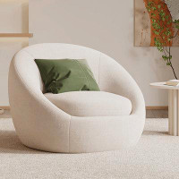 Wrought Studio Italian single small sofa modern simple leisure negotiation table and chair