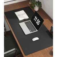 Inbox Zero Computer Desk Mat, Oversized Mouse Pad, Office Desktop Pad, Leather Desk Mat