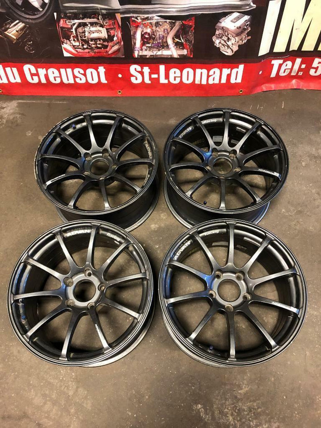 ADVAN RACING RS MAGS FOR SALE 17 INCH WHEELS 5X120  17X8.5JJ 35 in Tires & Rims in Québec