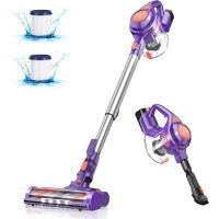 Symple Stuff Aten Cordless Vacuum, 24KPa Powerful Suction Quiet Lightweight 4 in 1 Stick Vacuum Cleaner X8