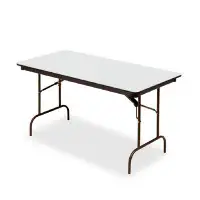 Iceberg Enterprises Wood Folding Tables Rectangular Table