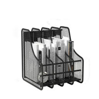 Wildon Home® Metal File Rack - Desktop File Holder, Document Organizer Stand