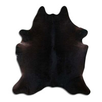 Foundry Select NATURAL HAIR ON Cowhide RUG COFFEE 3 - 5 M GRADE A