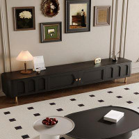 STAR BANNER French simple black TV cabinet living room home multi-functional TV cabinet