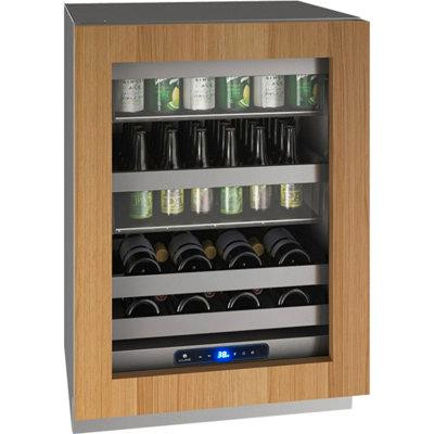 U-Line Beverage centre 24 in dual zone reversible hinge integrated frame 115v in Refrigerators