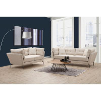 East Urban Home Chagoya 84.3" Upholstered Sofa