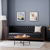 Hokku Designs Rubberwood Frame 3-Seater Sofa