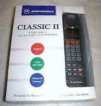 1994 New Vintage Motorola Classic II Brick Cell Phone