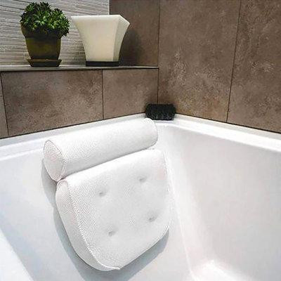 Symple Stuff Hot Sale 3D Mesh Spa Bath Pillow Home Massage Relax Neck&Back Support For Bathtub Tub New in Hot Tubs & Pools