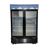 EFI F2-54GDVC Reach-in Refrigerator - 2 Glass Door Cooler - RENT TO OWN $48 per week