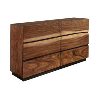 Union Rustic Hindy 6 Drawer Double Dresser