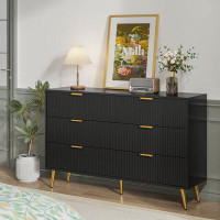 Mercer41 6 Drawer Double Dresser With Fluted Panel