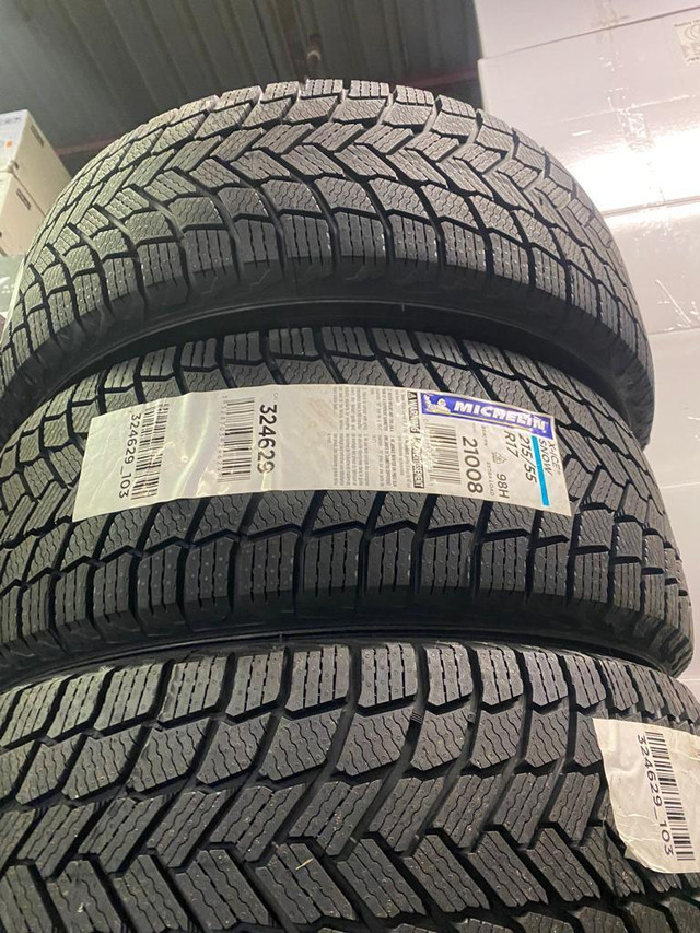 SET OF FOUR BRAND NEW 215 / 55 R17 MICHELIN X ICE SNOW TIRES !! in Tires & Rims in Toronto (GTA)