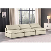 Meridian Furniture USA 120'' Vegan Leather Sofa