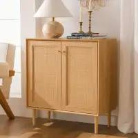 Bay Isle Home™ Zarine Solid Wood Accent Cabinet