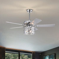 Wrought Studio 52" Ceiling Fan with Light Kit