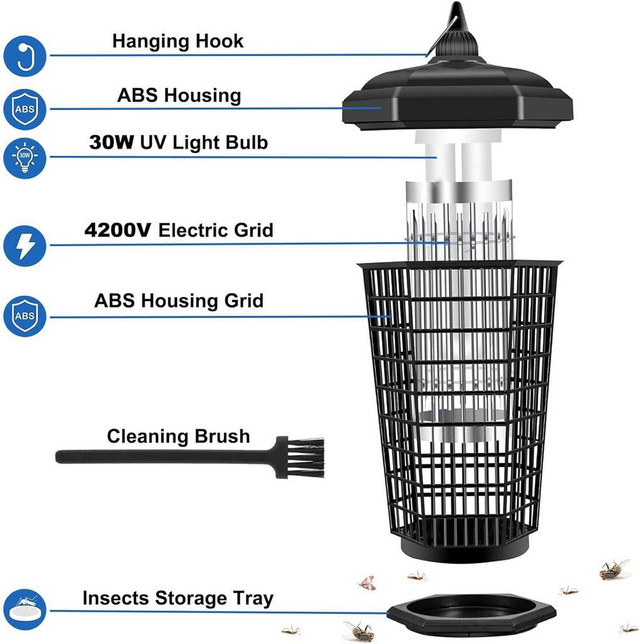 NEW 30W 4200V ELECTRIC MOSQUITO & BUG ZAPPER 1220543 in Other in Winnipeg - Image 2