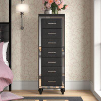 Willa Arlo™ Interiors Bannan 7 Drawer 20.5" W Lingerie Chest with Mirror