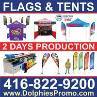 Custom Printed Pop Up Tent Gazebo Heavy Duty, Commercial Grade Tents, Double Sided Advertising Teardrop Feather Flags