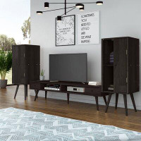 Wade Logan Ariebella Solid Wood Entertainment Center for TVs up to 58"