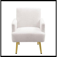 Latitude Run® Reading Armchair Comfy Accent Chairs, Bedroom Chairs with Arm Rest, Lounge Chair