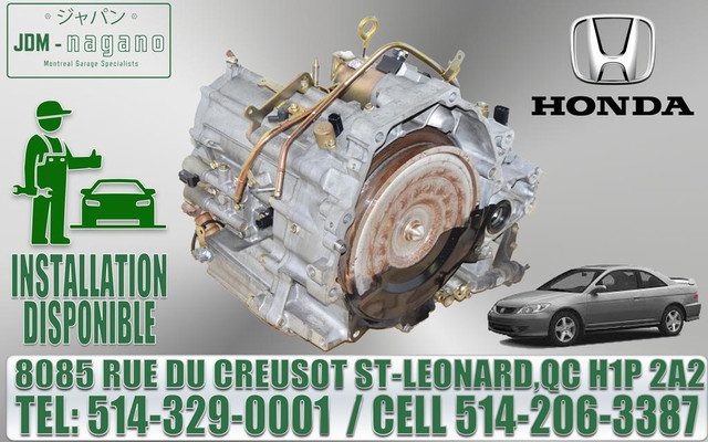 Transmission Automatique V6 3.0 Honda Accord 2003 2004 2005 2006 2007 Automatic Accord Trans AT in Transmission & Drivetrain in Greater Montréal - Image 4