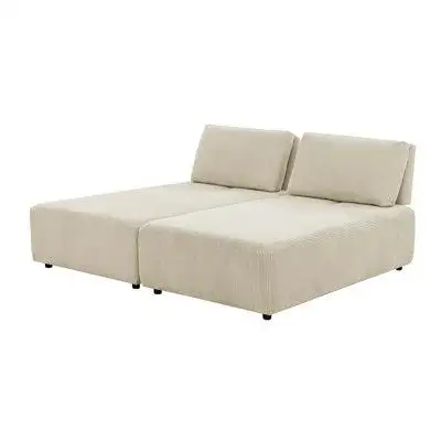 Latitude Run® Fieger 78'' Armless Modular CAL117 Compliant Sofa