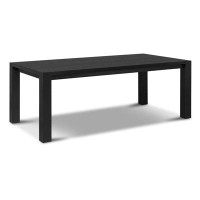 Latitude Run® Elgene Dining Table (82") In Black