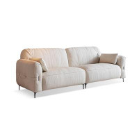 Crafts Design Trade 74.8" Creamy white 100% Polyester Modular Sofa cushion couch