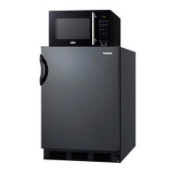 Summit Appliance Microwave/Refrigerator-Freezer Combination With Allocator