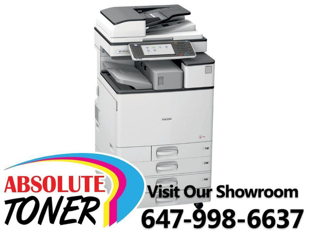 Ricoh MP C5503 Color Laser Multifunction Printer Photocopier 1 Year Limited Warranty BUY RENT LEASEColour office Copiers in Other Business & Industrial in Toronto (GTA) - Image 3
