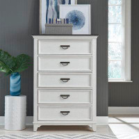 Liberty Furniture Allyson Park 5 Drawer 36" W Solid Wood Chest