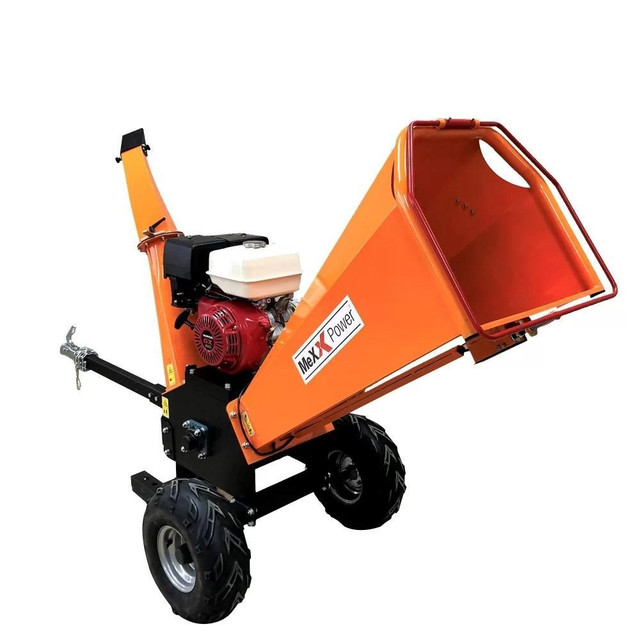 5 inch 13HP Honda GX390 Commercial Cyclonic Chipper Shredder Towable Gas-Powered Self-Feeding in Power Tools - Image 3