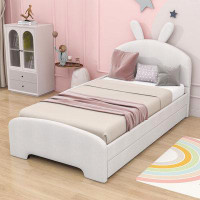 Zoomie Kids Albrian Twin Upholstered Platform Bed