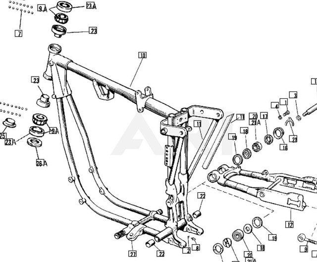 Looking for 1958-1978 Harley-Davidson Sportster Frame Ironhead XLH XLCH in Motorcycle Parts & Accessories in Alberta