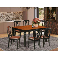 Darby Home Co Belger 7 Piece Butterfly Leaf Solid Wood Dining Set