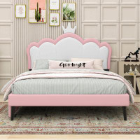 Latitude Run® Full Size Princess Bed With Crown Headboard And 2 Drawers