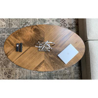 Napa East Collection Offset Oval Coffee Table