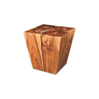 Phillips Collection Dimensional Solid Wood Drum End Table