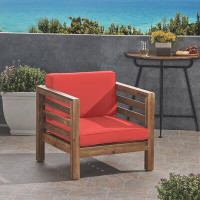 Breakwater Bay Outdoor Club Patio Chair with Cushions