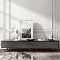 Infinity Contemporary TV Stand with 4 Drawers Media Console for TVs Up to 70"