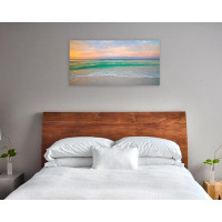 Dovecove Coastal Sunrise on Stretched Canvas - "Morning Serenity"