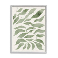 Stupell Industries Boho Plant Leaf Sprig On Canvas by Daphne Polselli Graphic Art