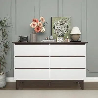 George Oliver Wood Storage Chest of Drawers
