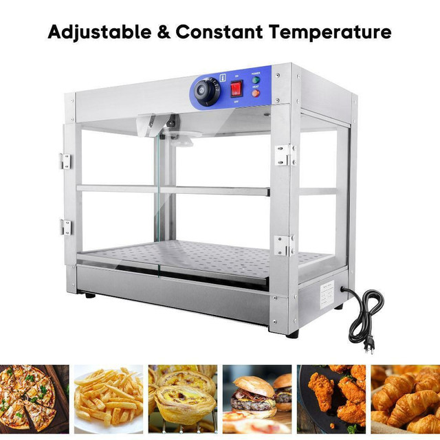 Hot Food Display Case - two tier - pizza - chicken - hot food display - free shipping in Other Business & Industrial - Image 2