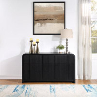 Meridian Furniture USA Fluted 6 - Drawer Dresser