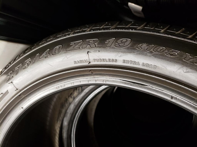(L28) 1 Pneu Ete - 1 Summer Tire 275-40-19 Pirelli 5/32 in Tires & Rims in Greater Montréal - Image 3