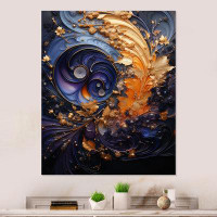 Bungalow Rose Mystic Spiral III - Abstract Spirals Metal Wall Decor