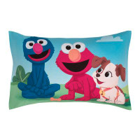 Sesame Street Sesame Street Furry Friends Elmo and Puppy 4 Piece Toddler Bedding Set