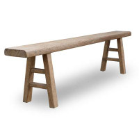 Loon Peak Loon Peak Approx. 67-71 In Long Entryway Bench Weathered Natural (Finish Vary)